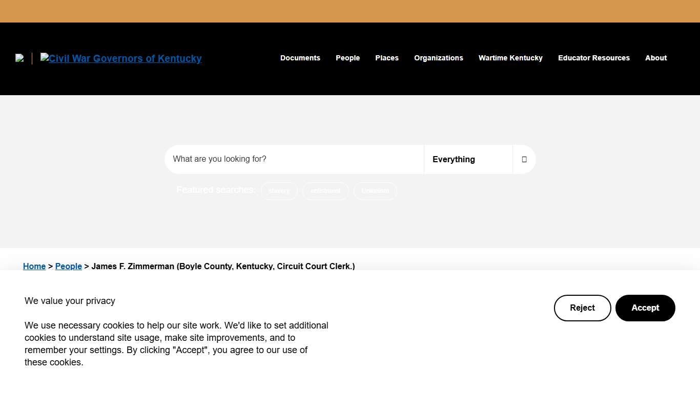 Civil War Governors of Kentucky · Civil War Governors of Kentucky